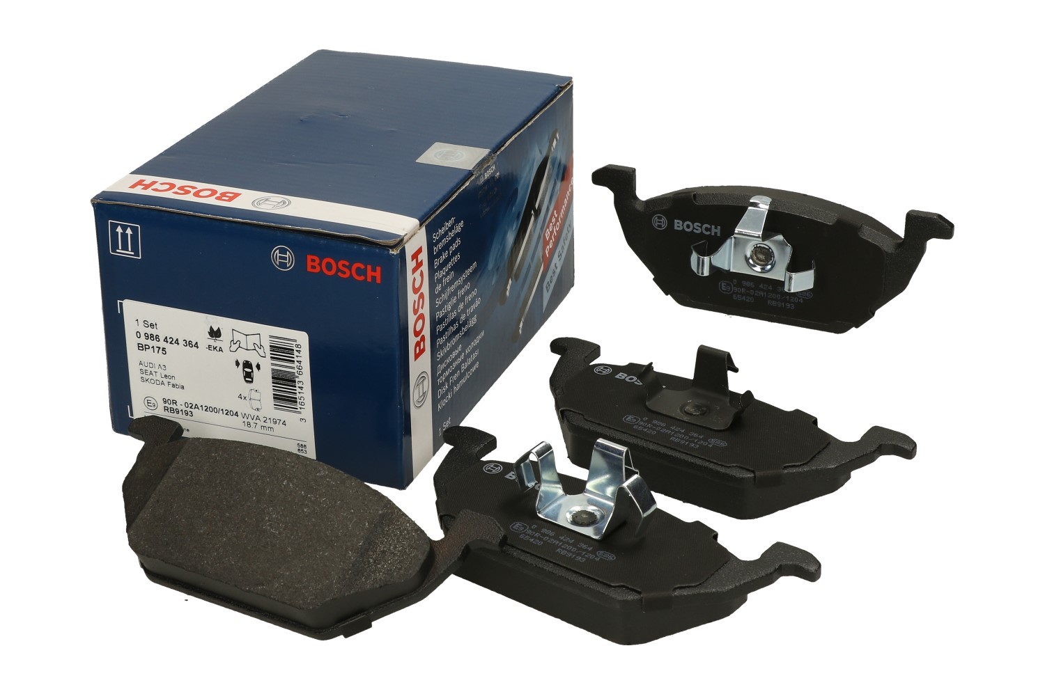 

Klocki Hamulcowe Bosch Audi A3 (8L1) Przód