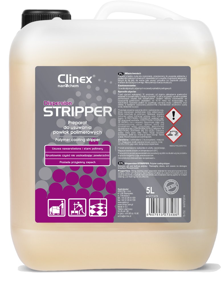 

Clinex Dispersion Stripper do usuwania polimerów