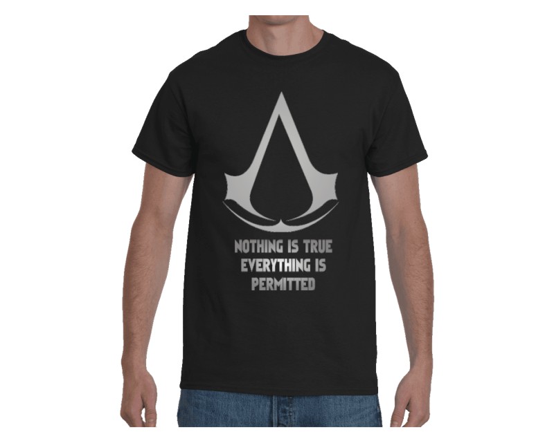 

Koszulka T-shirt Assassin's Creed Asasyn Tekst XXL