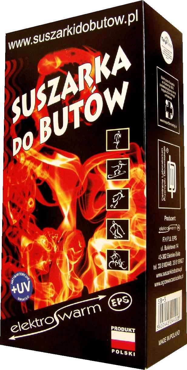 SUSZARKA GRZAŁKA DO BUTÓW RĘKAWIC SB6 FILTR UV PL Przeznaczenie do butów