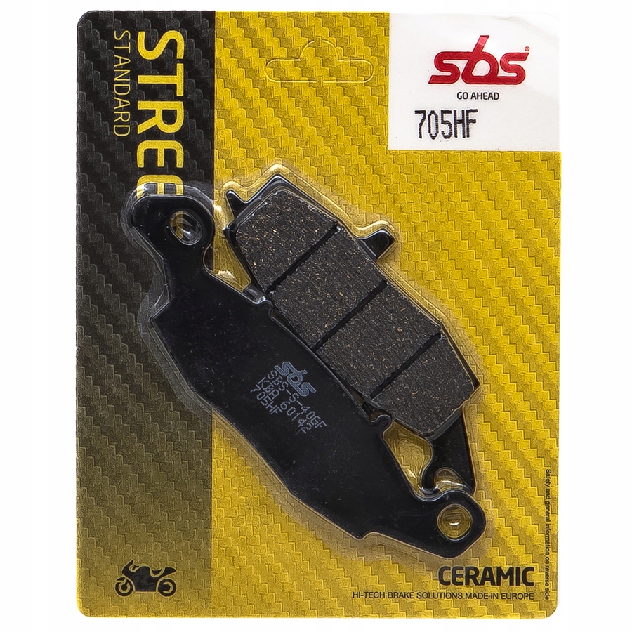 KLOCKI SBS KAWASAKI ER-5 01-07 PRZÓD