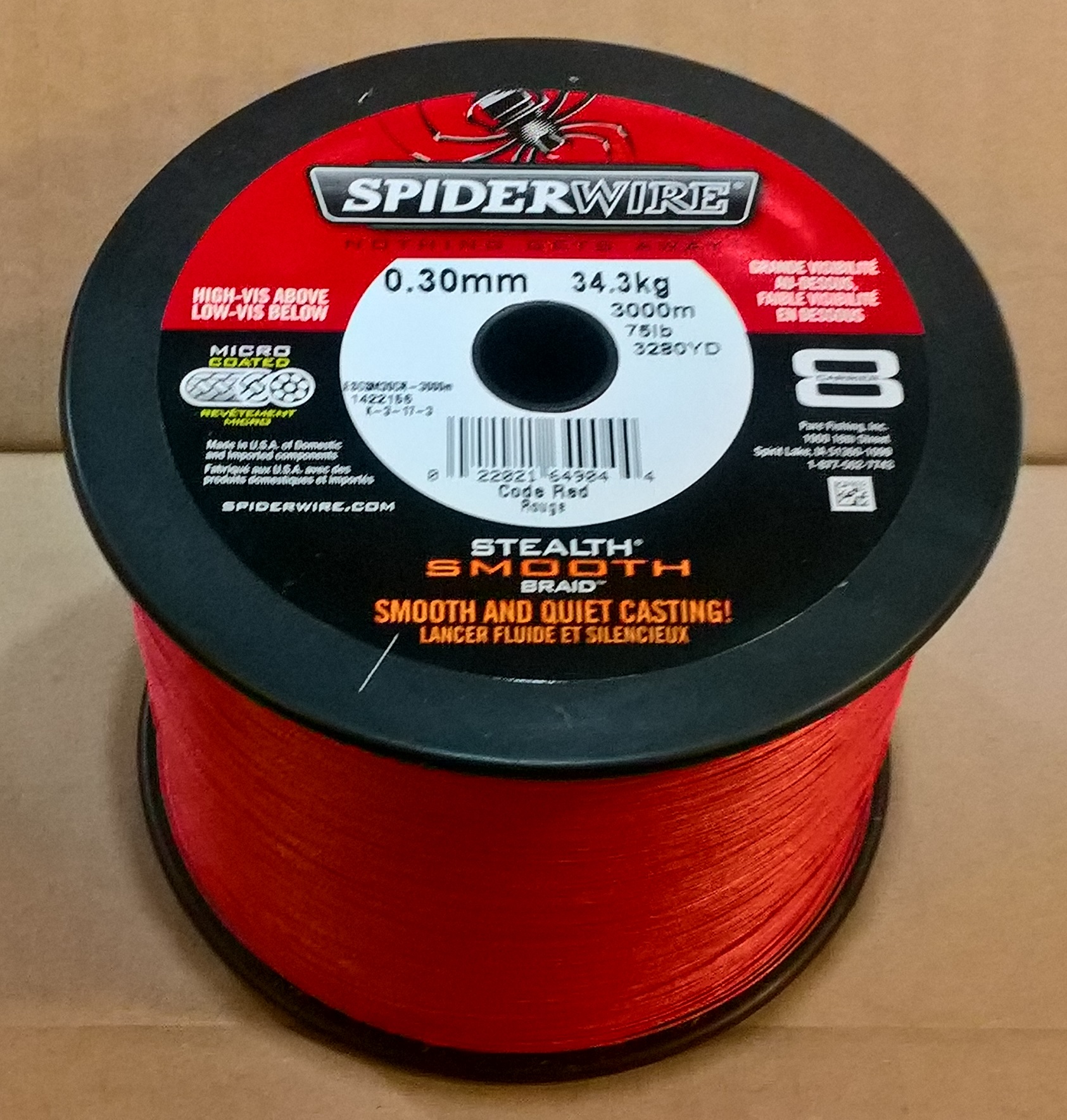 Spiderwire Stealth Code Red 8 Carrier 0,30 34,3kg