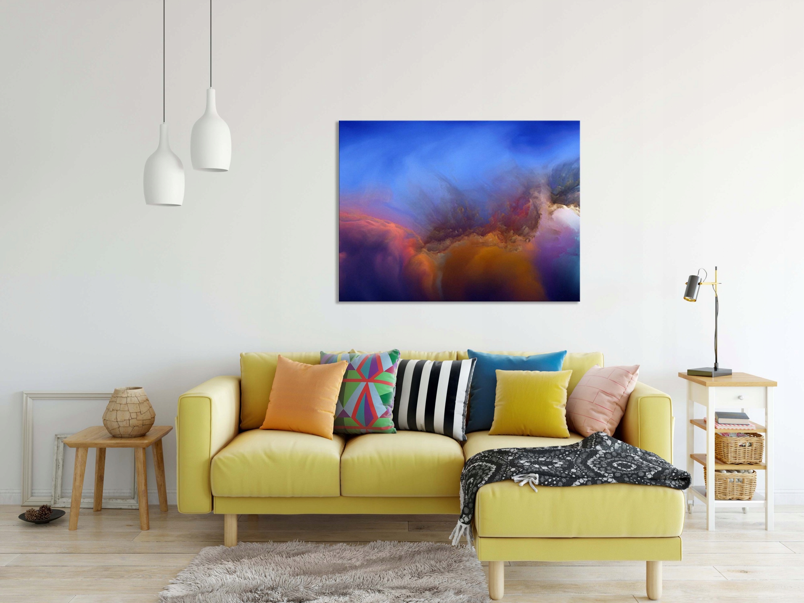 OBRAZ na płótnie ABSTRAKCJA 151928878 120x80 WZORY Wysokość produktu 80 cm