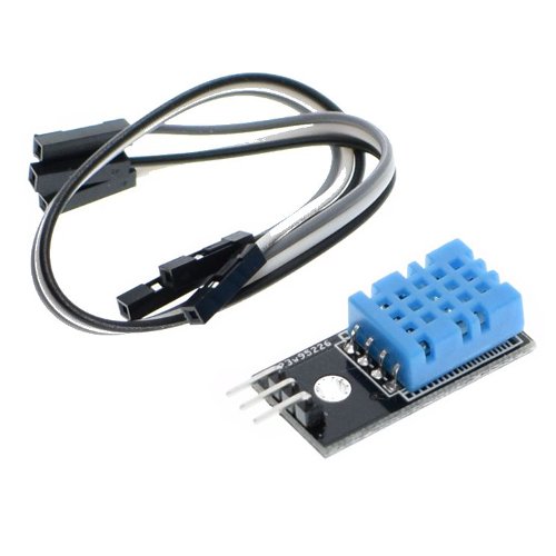 

Moduł czujnik temperatury Pcb DHT11 kable Arduino