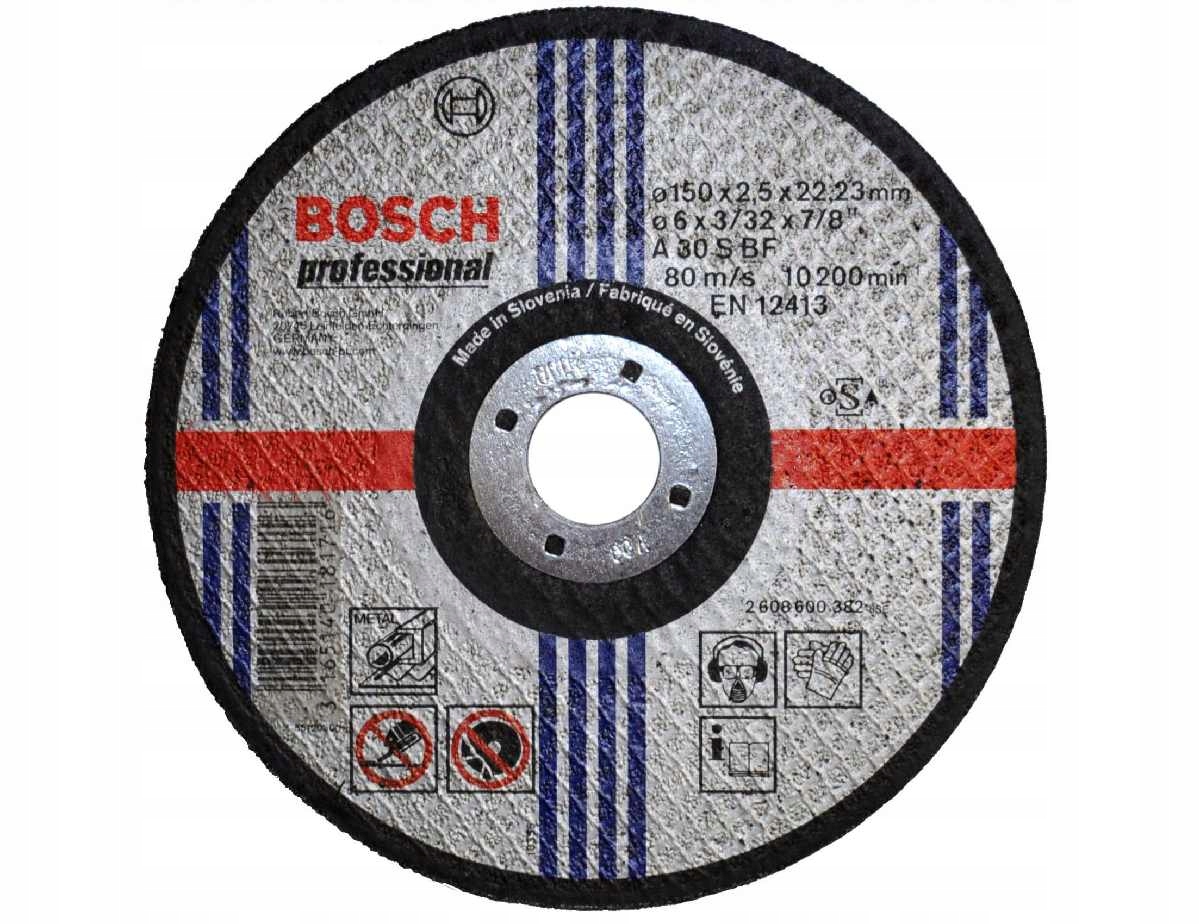 

Bosch Tarcza Korundowa do cięcia stali 150/2,5mm