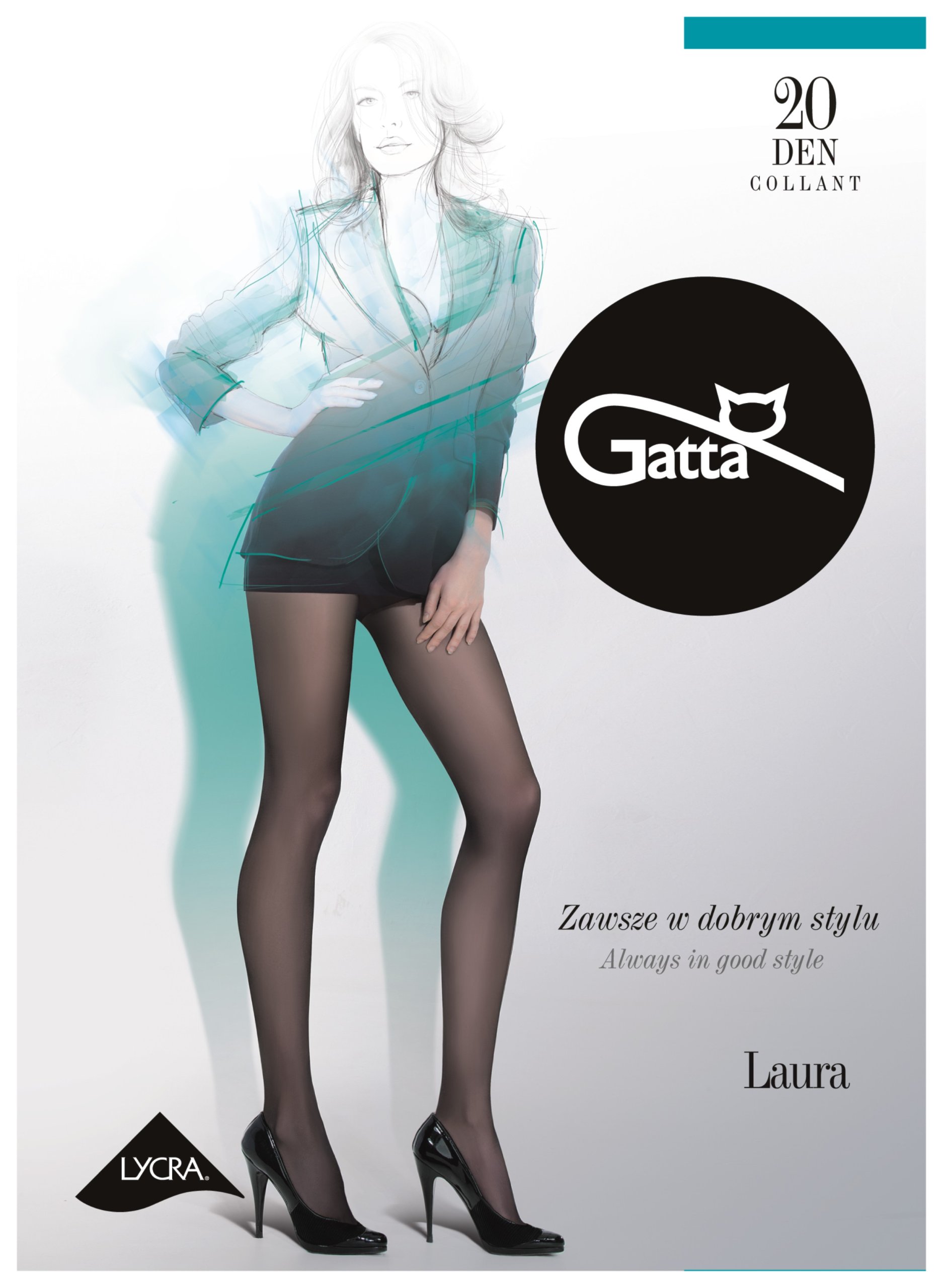 

Rajstopy Gatta Laura 20 den jasny beż visone-2