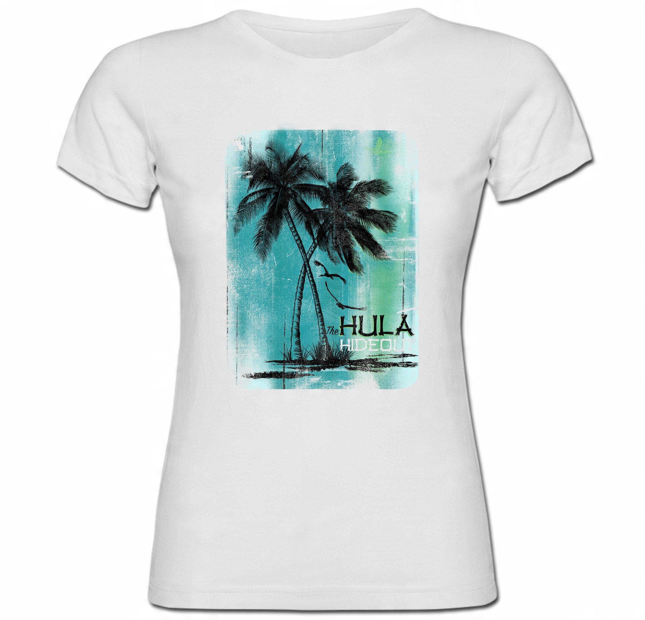 

Tshirt damski Palmy Tropiki Surfing Hula XL