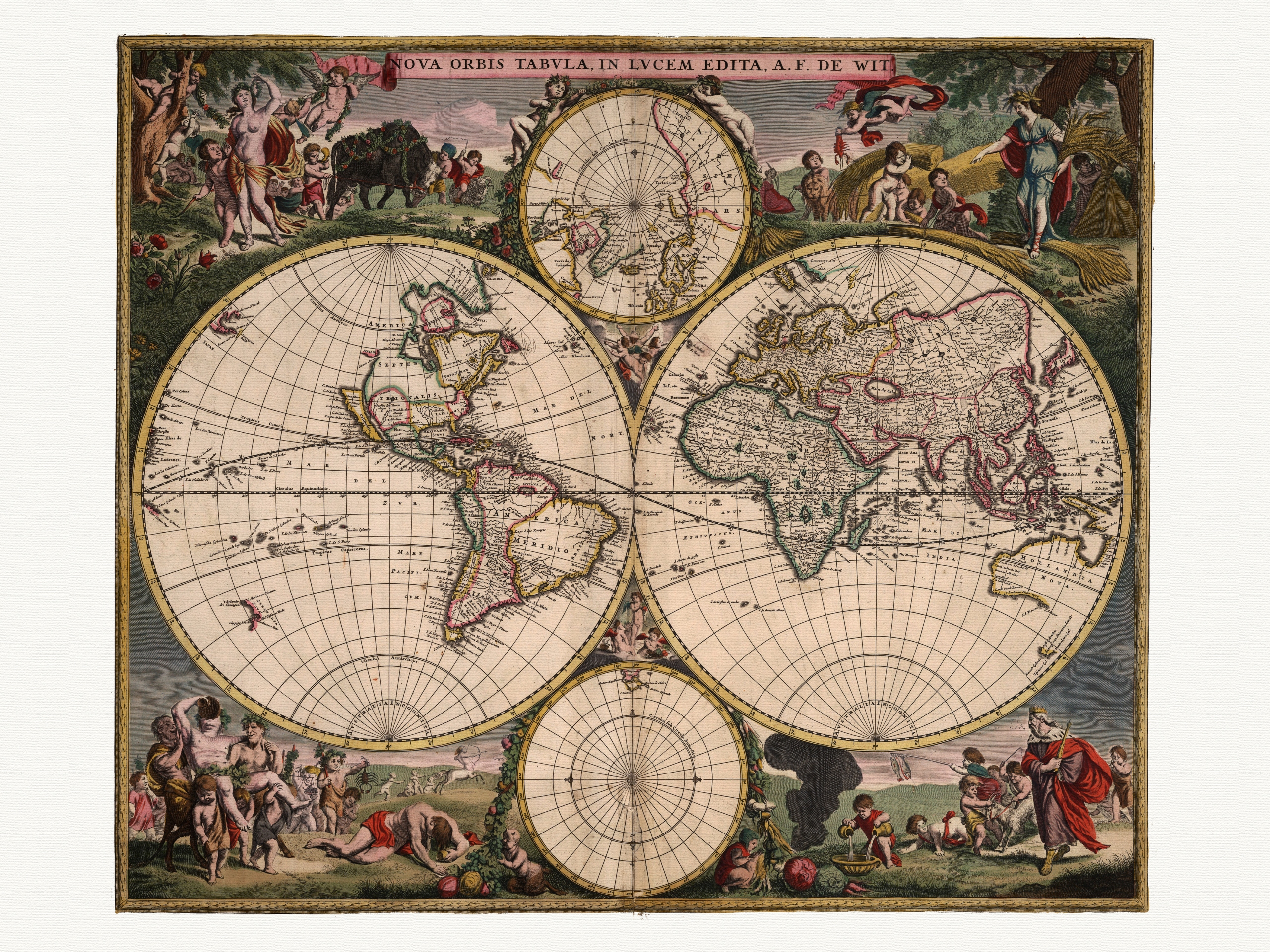 фото древних карт мира