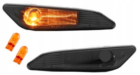 ALFA ROMEO 147, 156 kierunki boczne CLEAR BLACK