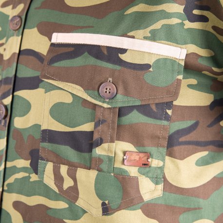 KOSZULA WĘDKARSKA GRAFF MORO 826-KO-C-KR r.S Kolor dominujący khaki