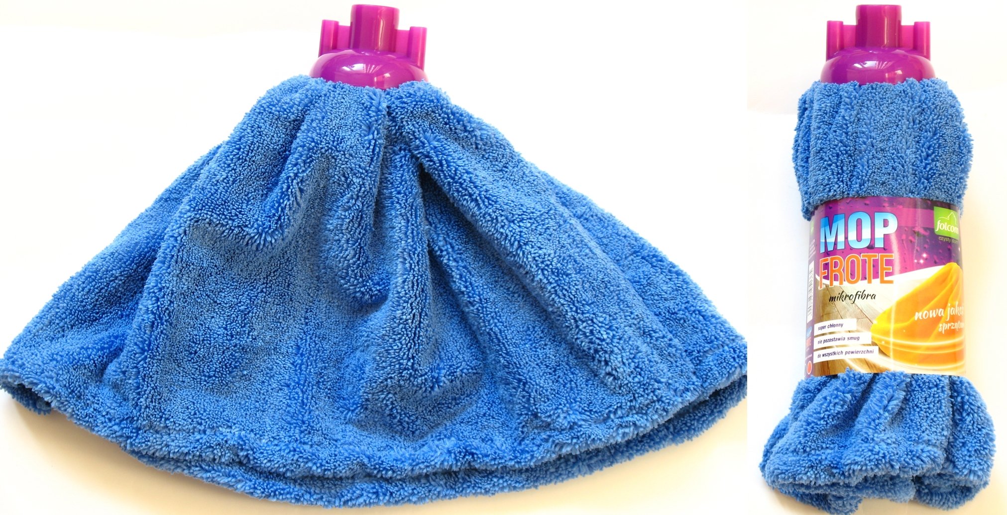

Mop Frote Mikrofibra Niebieski Gruby Sukienka 140G