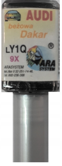 AUDI LY1Q 9X DAKARBEIGE LAKIER SAMOCHODOWY ZAPRAWKA DO RYS 10 ML ARASYSTEM