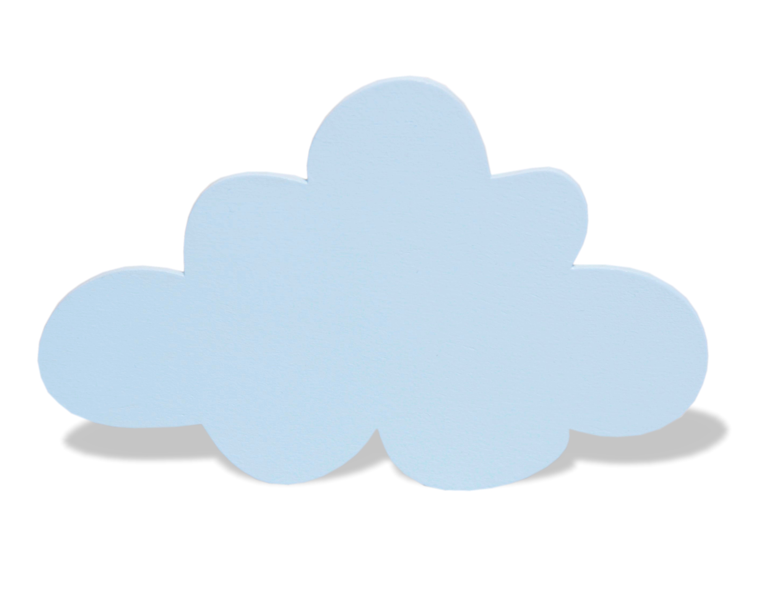 Облако большое украшение на стену, украшение синяя