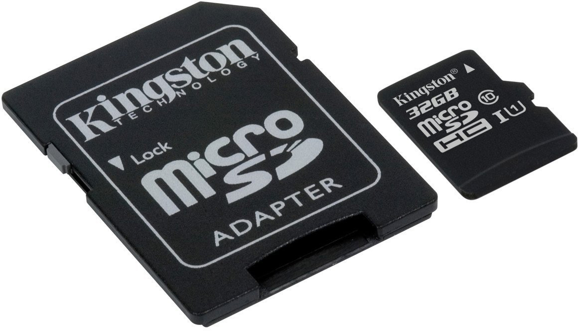 KINGSTON CANVAS micro SDHC 32GB +ADAPTER SD 80MB/s Typ karty SDHC
