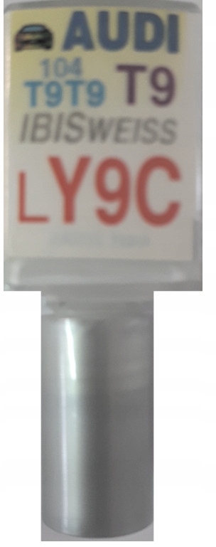 

Audi LY9C T9 Ibisweiss Lakier Zaprawka Do Rys Ara