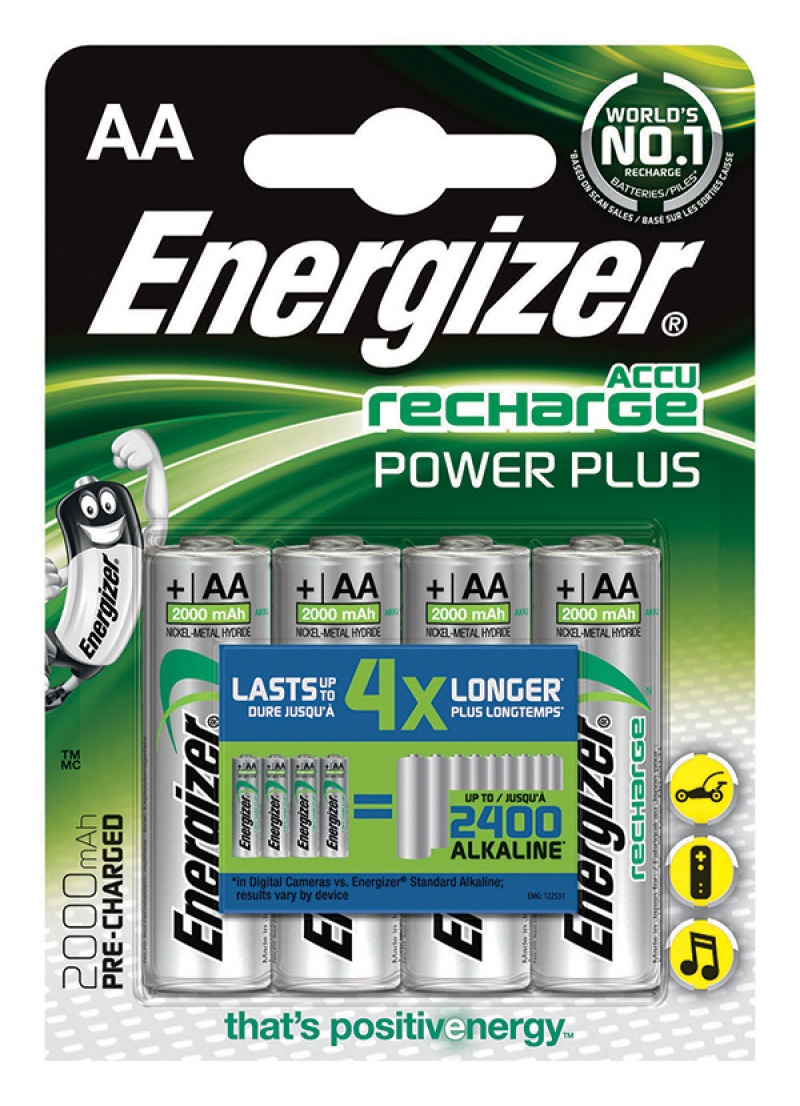 

Akumulator Energizer Power Plus Aa, HR6, 1,2V 4SZT