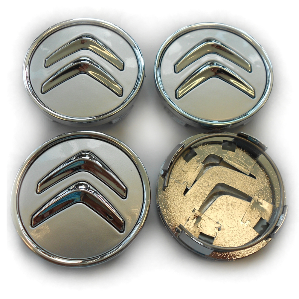 Dekle Citroen 60 mm stříbrný 4ks