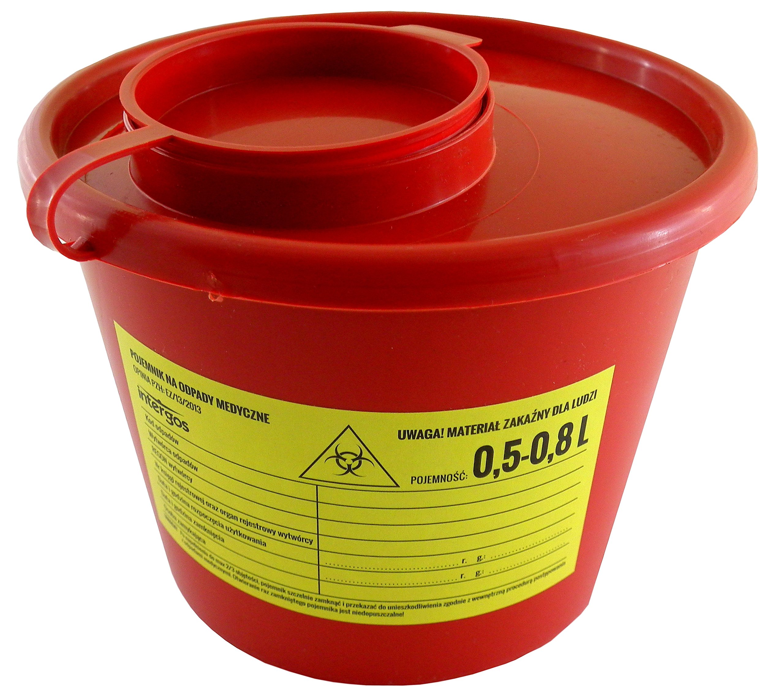 

Pojemnik Na Odpady Medyczne Materiał Skażony 700ml