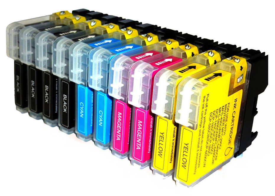 

10x Tusze Do Brother LC-985 DCP-J315W J140W J125