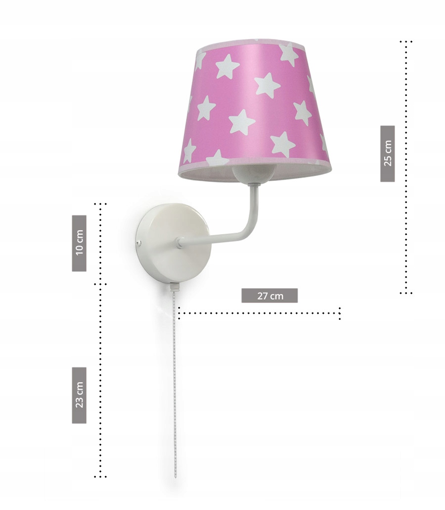 Kinkiet do pokoju dziecięcego z włącznikiem 301KW1 Bohater inny