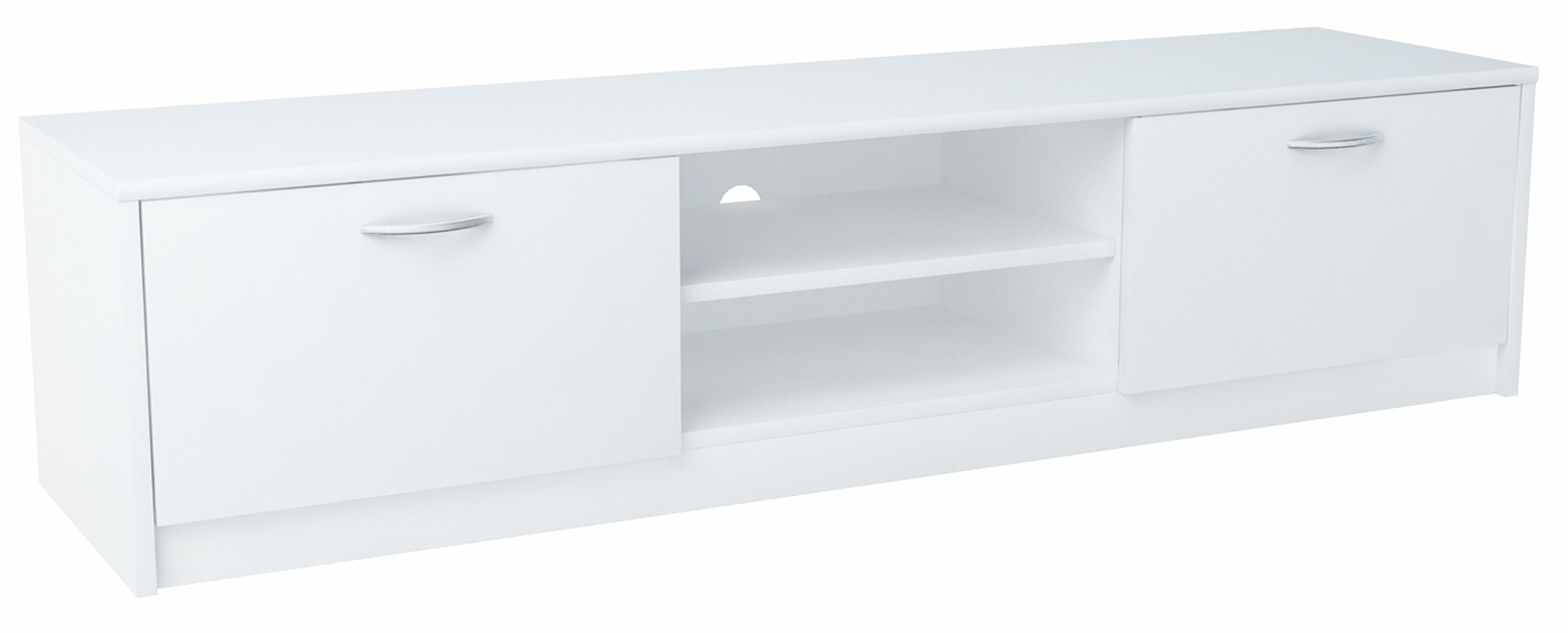

Szafka stolik Rtv 2DC 160cm Biała komoda regał