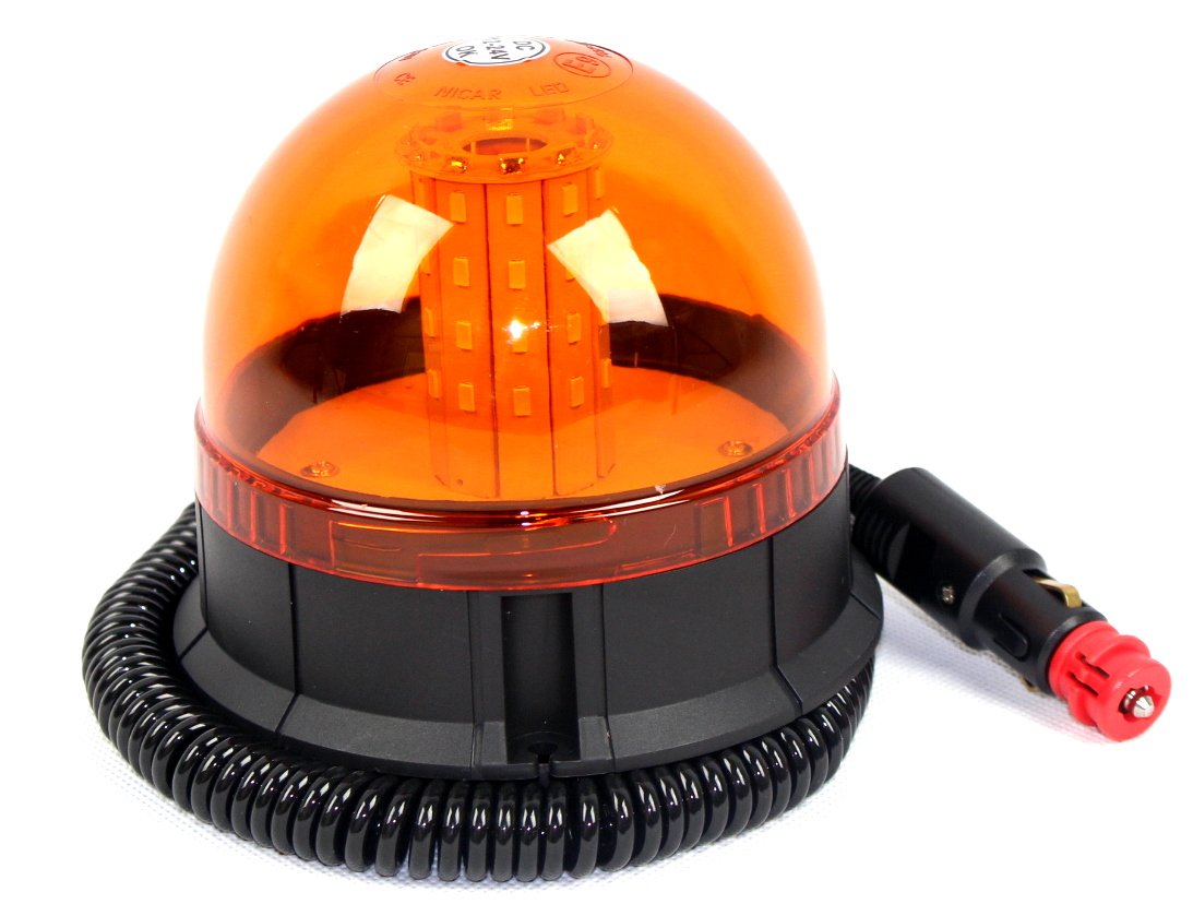 LAMPA BŁYSKOWA LED OSTRZEGAWCZA KOGUT NA MAGNES CE Producent części Inny