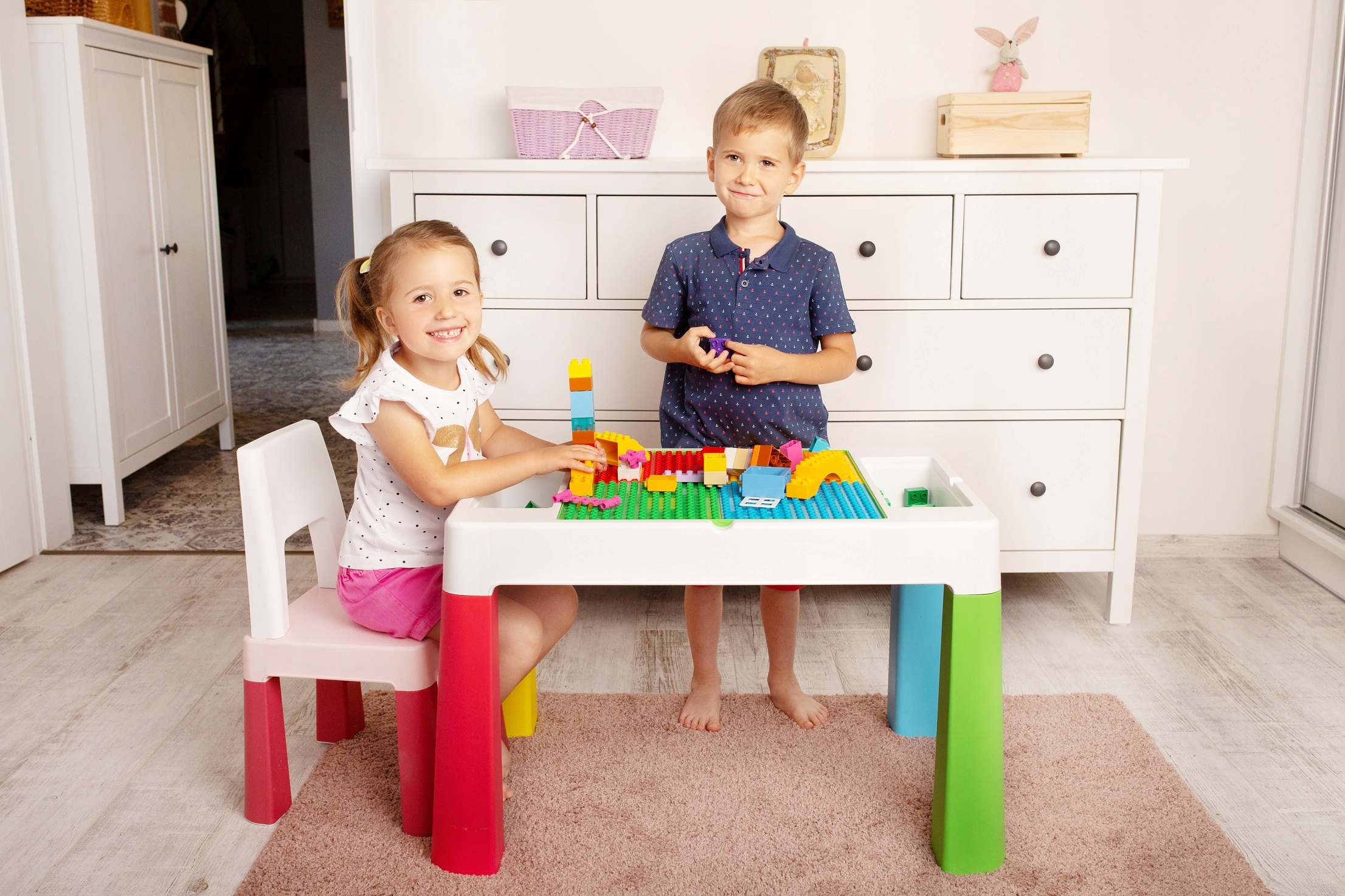 MAMUT MULTIFUN STOLIK + 2 KRZESEŁKA BLAT do klocków Kod producenta 5902963000576