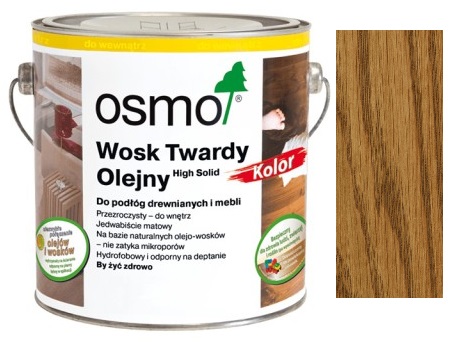 OSMO 3072 WOSK TWARDY OLEJNY KOLOR BURSZTYN 0,75l