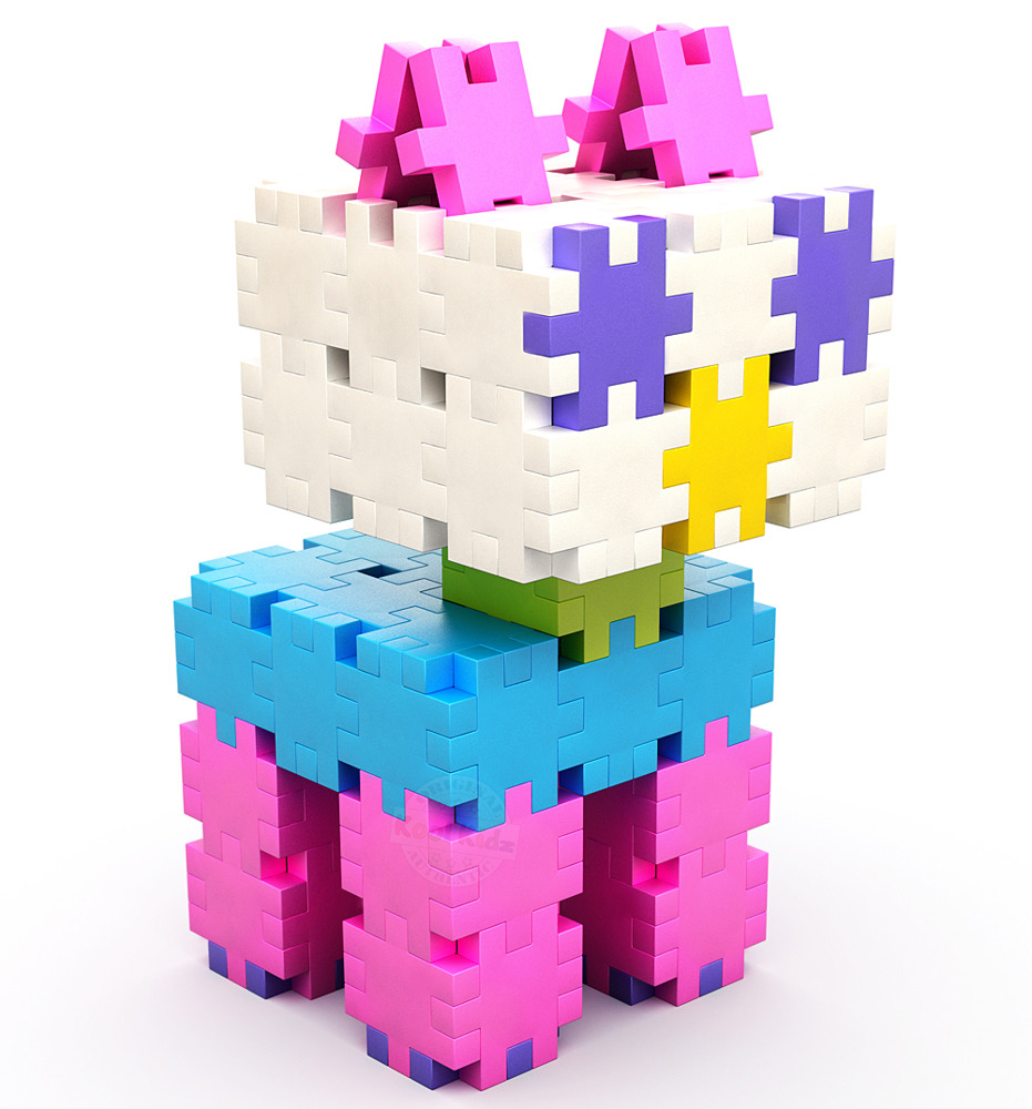 MINI WAFLE KLOCKI MELI BASIC 150 GIRLS DZIEWCZYNKA Seria Basic-Girls