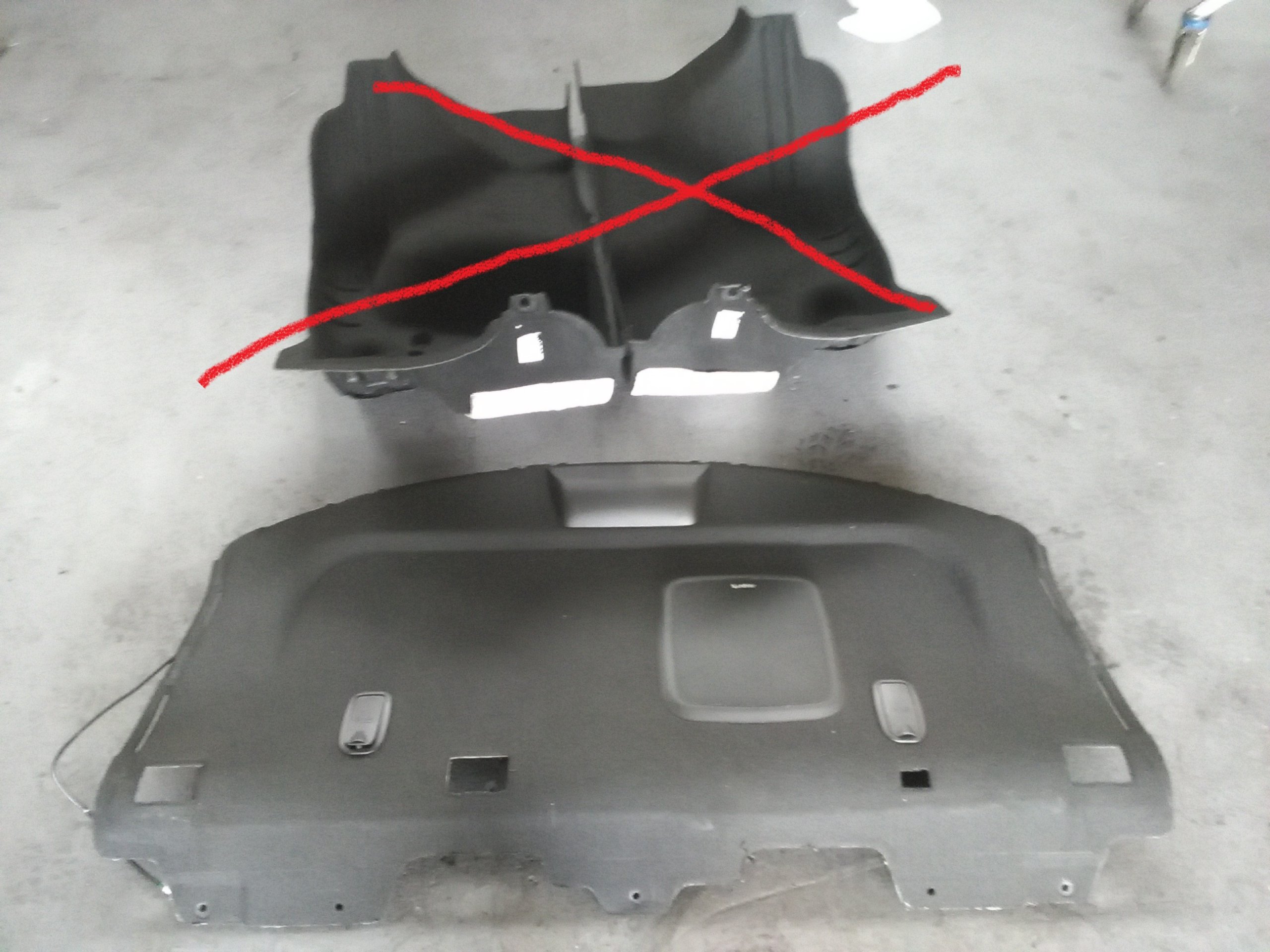 KIA OPTIMA III 2011-13 ЗАДНЯЯ ПОЛКА ЗАДНЯЯ ОТДЕЛКА