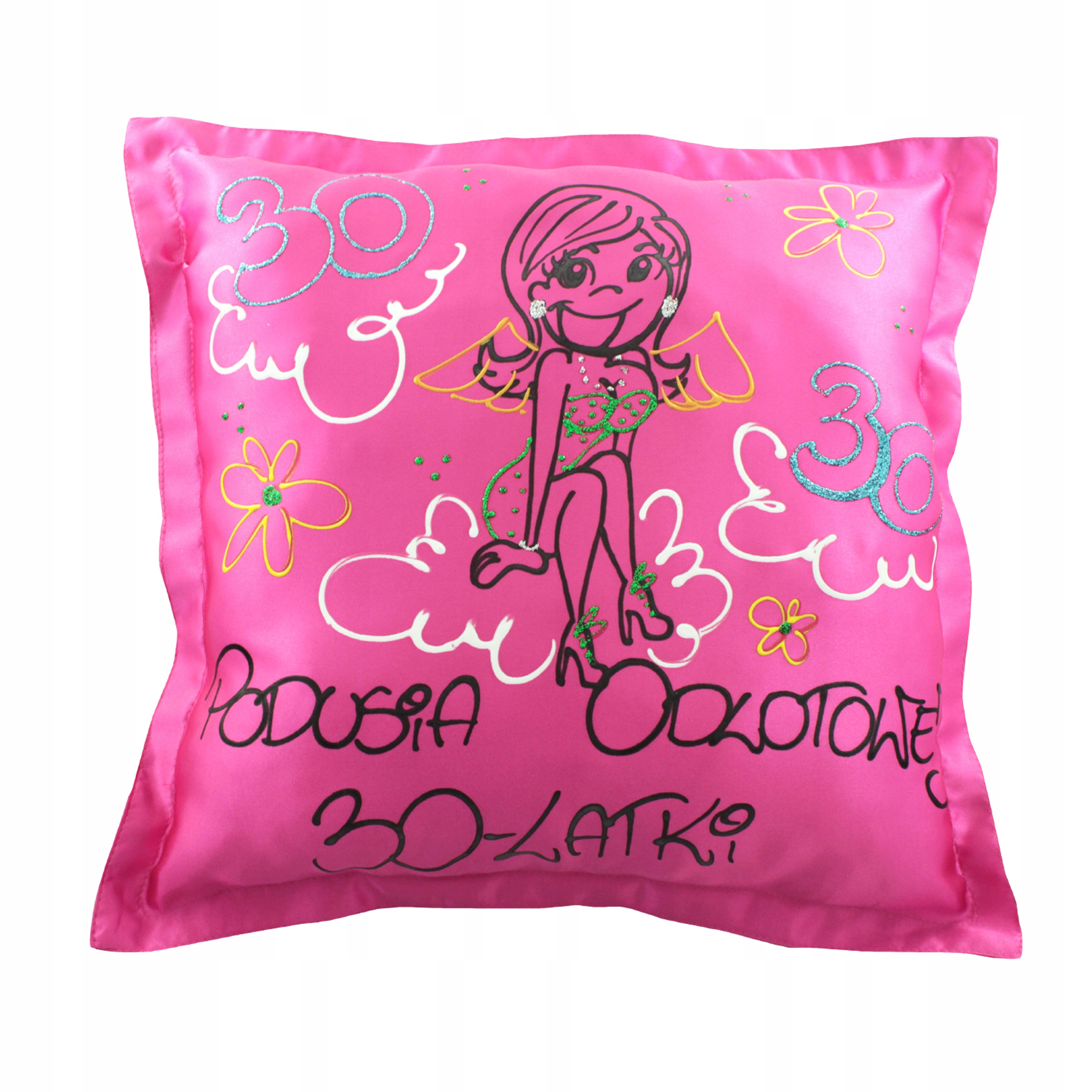 

Poduszka prezent na 18 30 40 50 60 urodziny