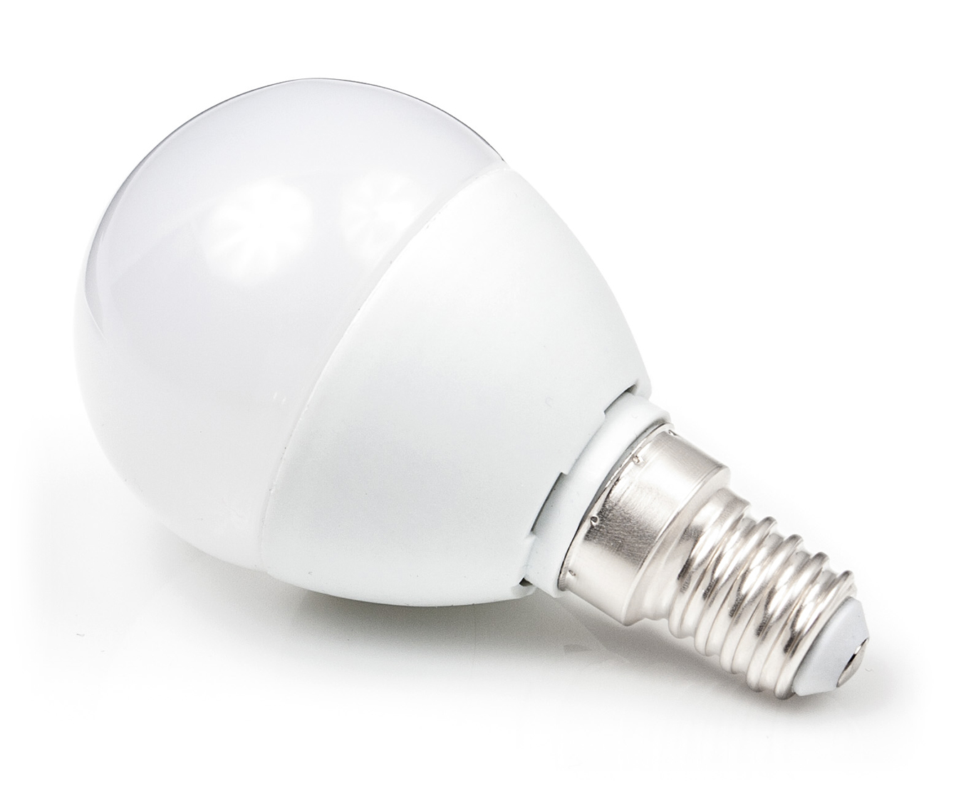 LED ŽIAROVKA E14 4W GULIČKA SMD2835 BIELA STUDENÁ