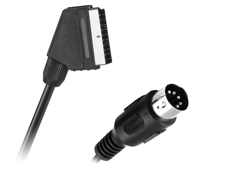 

Przewód Audio Kabel Din 5 wtyk Euro 1,2M 2292