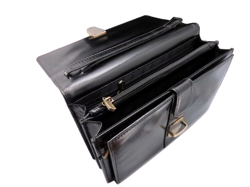 EKSKLUZYWNA SKÓRZANA SASZETKA MĘSKA ABIATTI SKÓRA LICOWA BRĄZOWA ORGANIZER Płeć mężczyzna