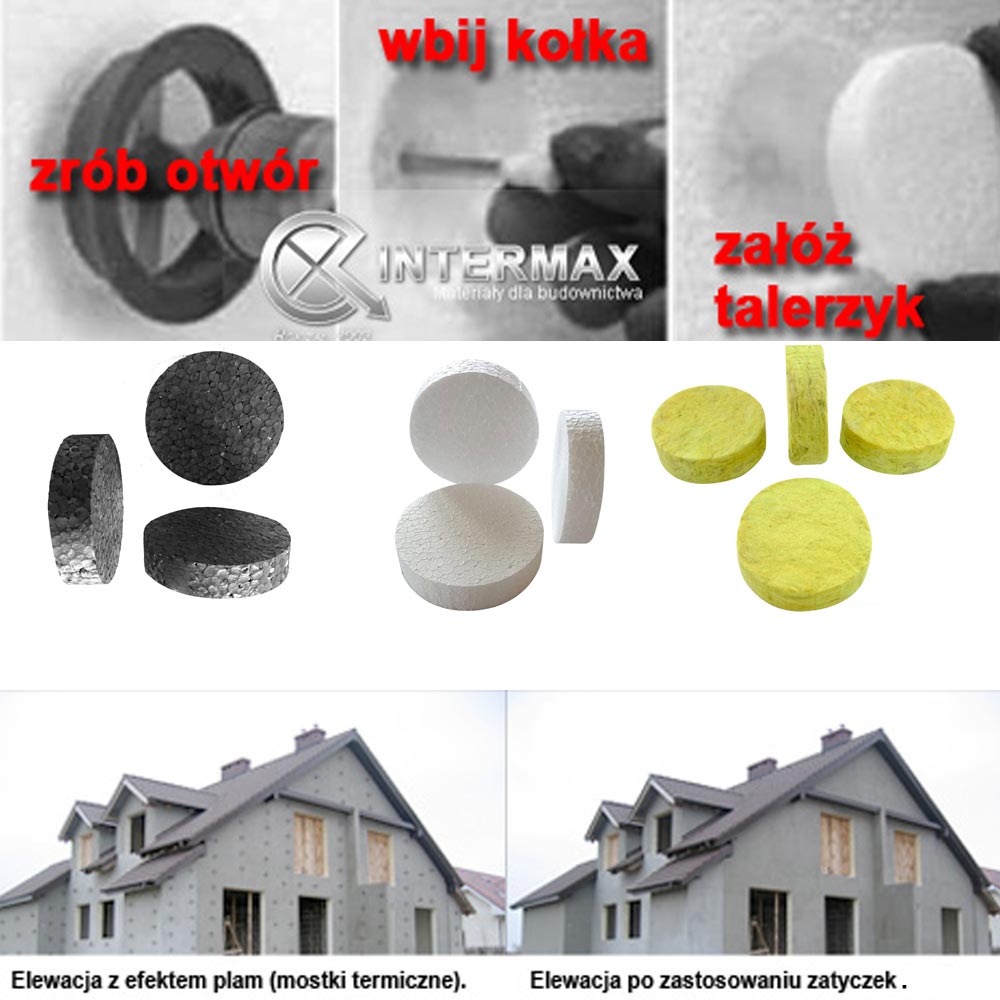 ZATYCZKA STYROPIANOWA KRĄŻEK Talerzyk 200sz GRAFIT Kod producenta 015g200