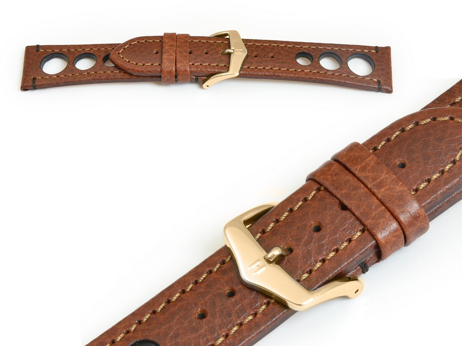 Kožený Řemínek Pro Hodinky Hirsch Rally Gd 18 MM