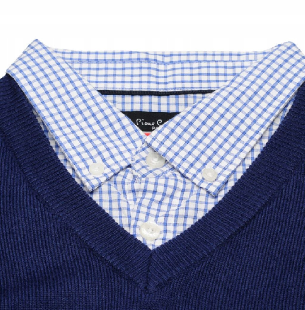 PIERRE CARDIN elegancki sweter swetr tu: L Rodzaj wkładane przez głowę