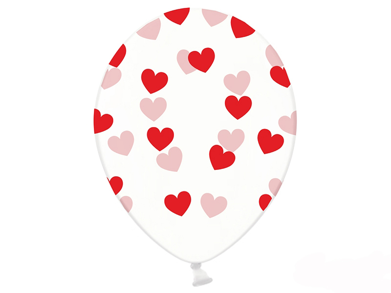 

Balony na Ślub,Wesele 30cm Czerwone serduszka