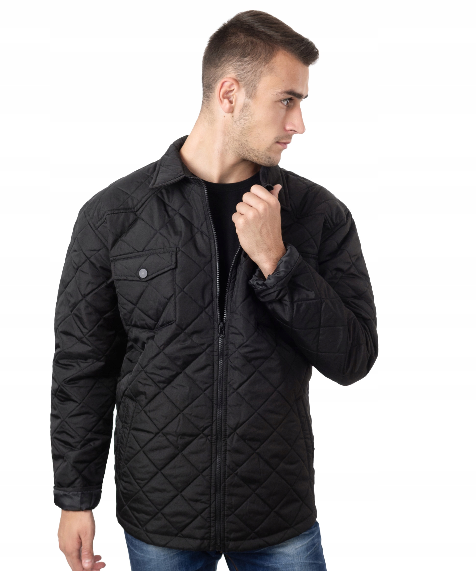 Pánská přechodová větrovka mírně zateplená JRX02 L černá