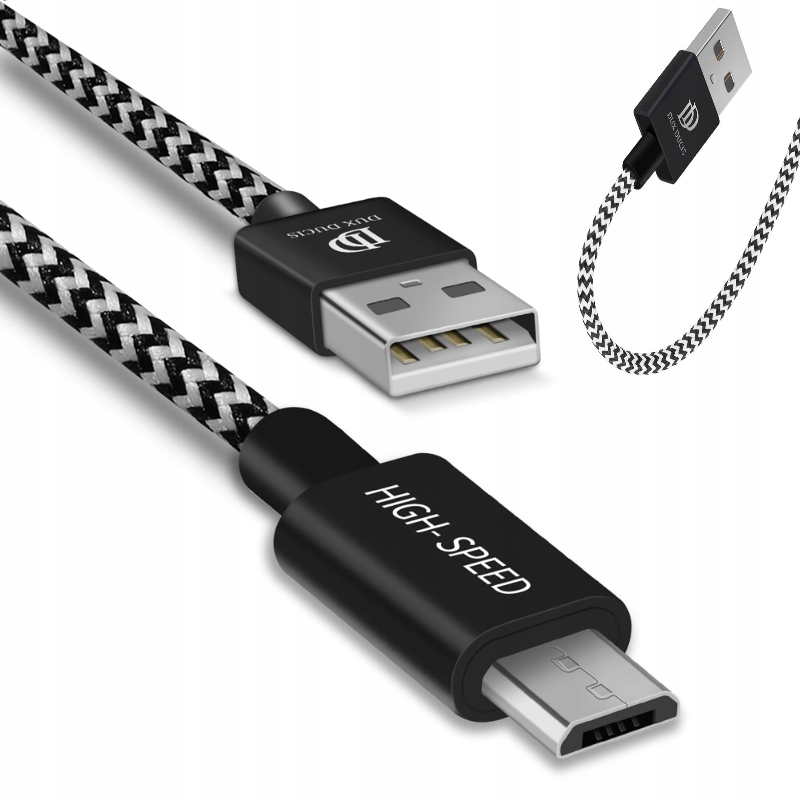 

Dux Ducis K-one Nylonowy Kabel Micro Usb 2.1A 25CM