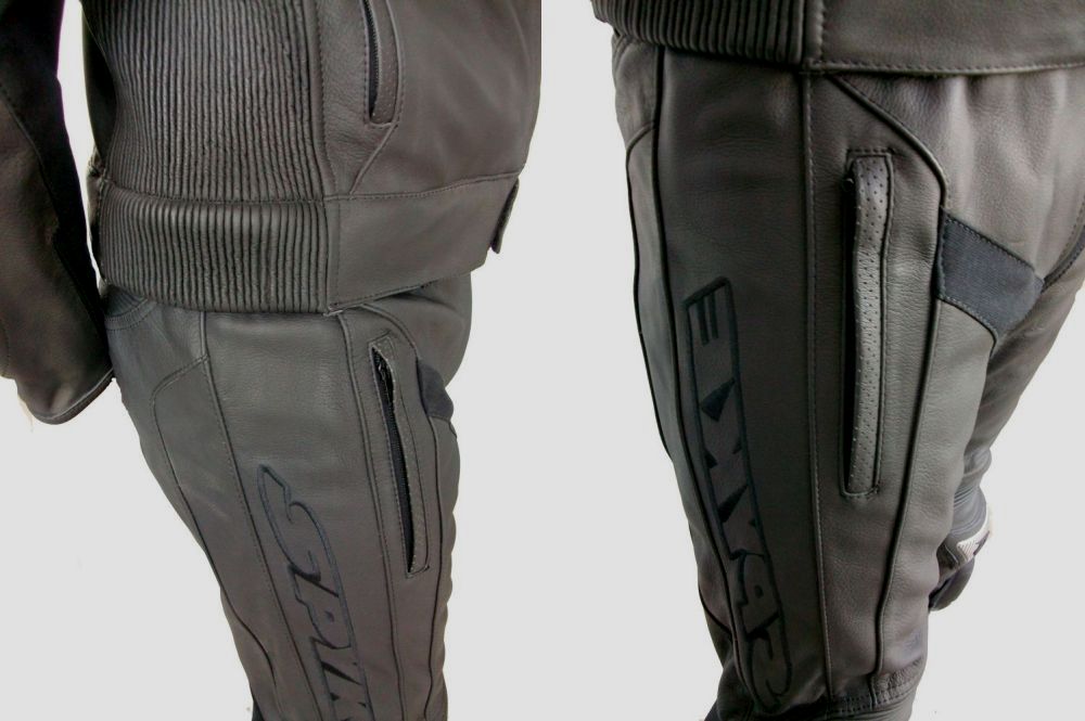 KOMBINEZON MOTOCYKLOWY SKÓRZANY SPYKE WIRE CZARNY SPORT TOURING R. 48 Typ Dwuczęściowe