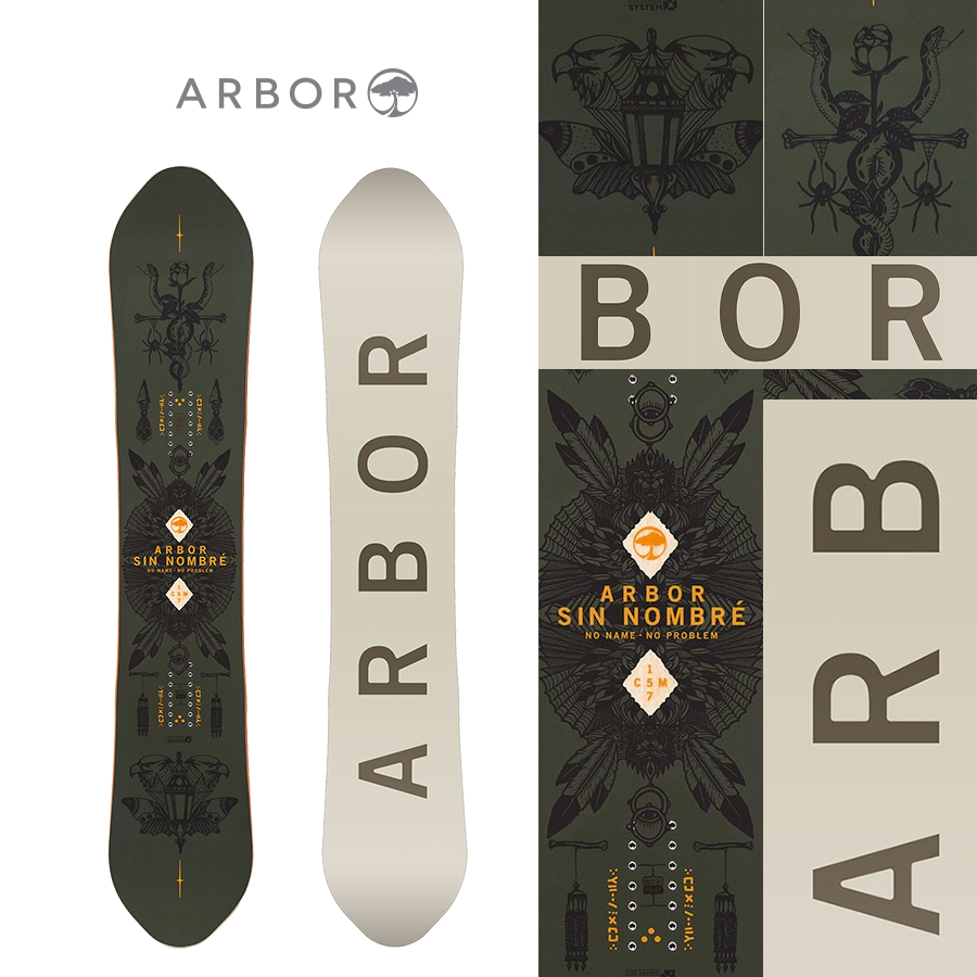 ARBOR スノーボード SIN NOMBRE VOLCOM - スノーボード