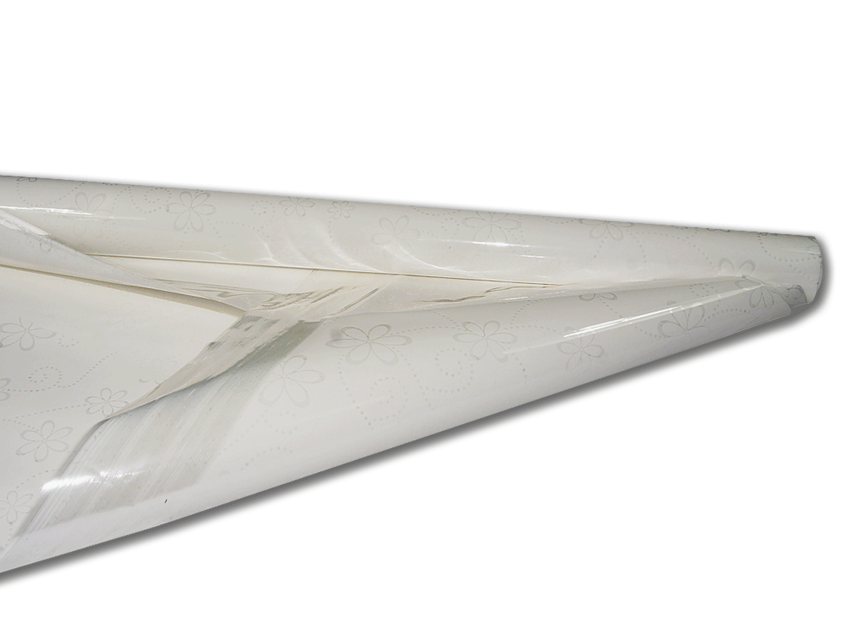 CELOFAN FOLIA do PAKOWANIA 70 x 50cm ZAWILEC BIAŁY EAN (GTIN) 5903867590330