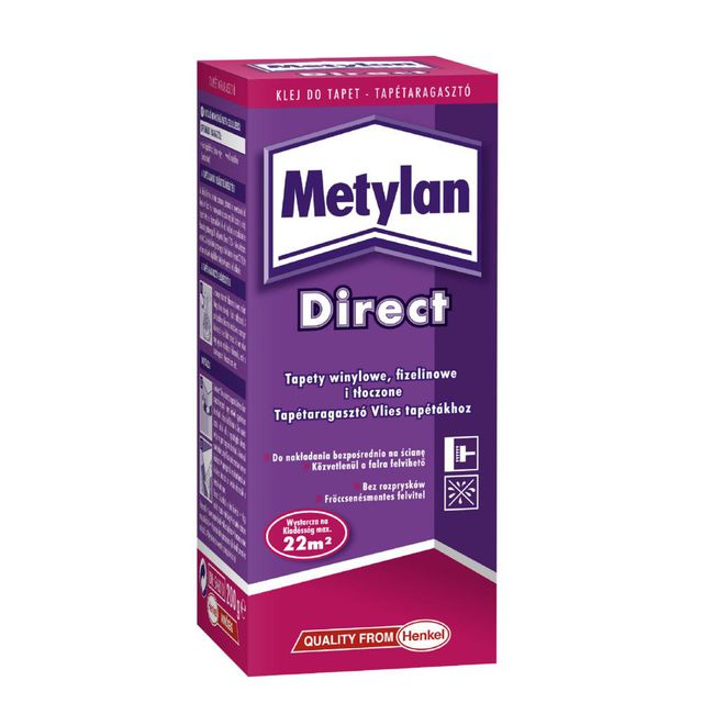 

klej to tapet na flizelinie Metylan Direct 200G