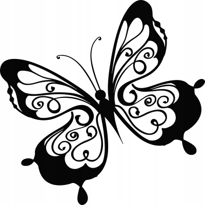 

Naklejka na ścianę z motylem Motyl 25 cm