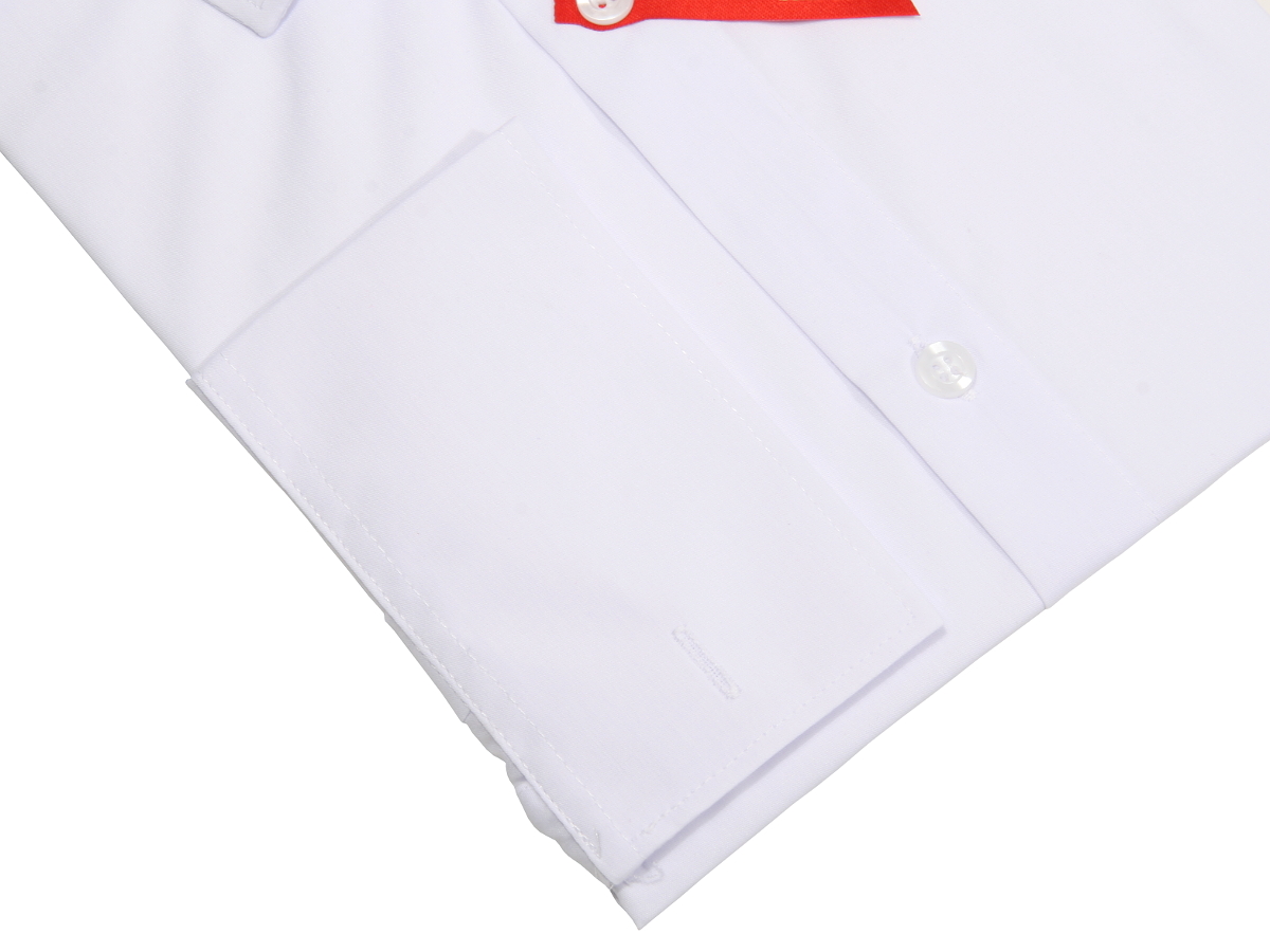 KOSZULA BIAŁA GŁADKA 36 164-170 SLIM FIT Rozmiar kołnierzyka 36