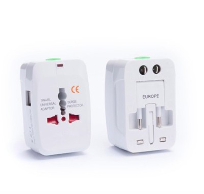 

Adapter Podróżny Z Usb Usa / Eu / Uk / Au