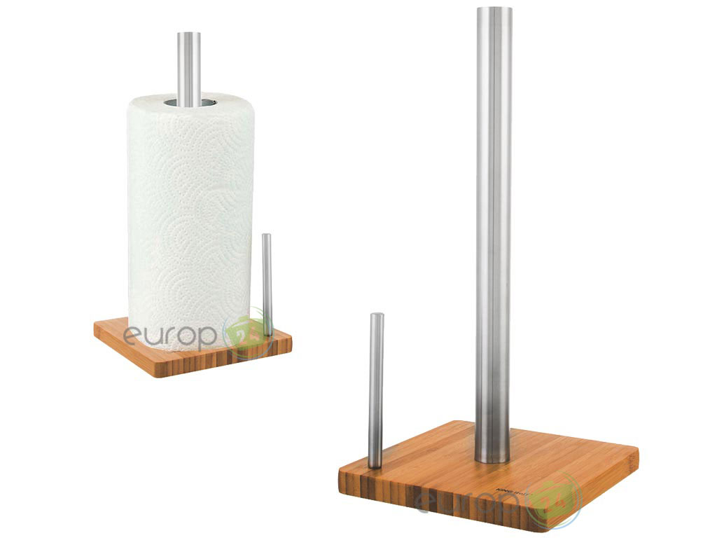 Stojak na ręczniki papierowe stal drewniany KH3921 Kod producenta KH-3921