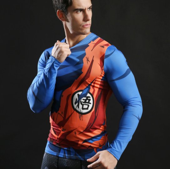 Koszulka termoaktywna Dragon Ball Son Goku Strój Rozmiar XXL