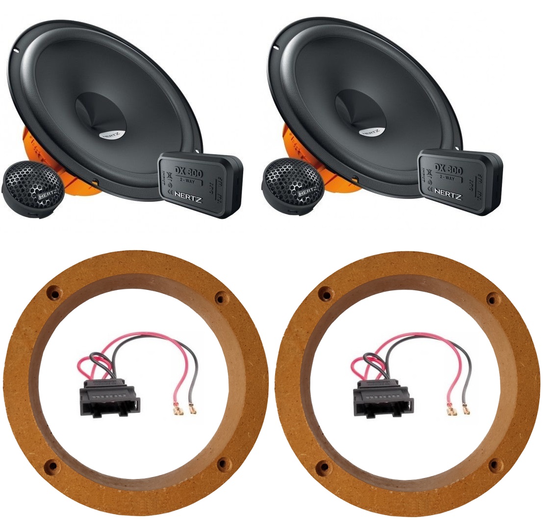 Hertz Dsk 165.3 Reproduktory distanční prvky Mdf 165 mm Vw Golf 4 5 6 Passat B5 Polo